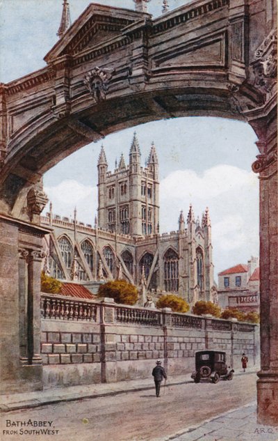 Bath Abbey, von Südwesten von Alfred Robert Quinton